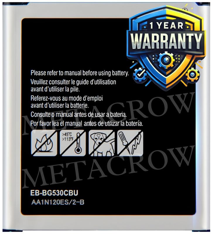 Image of Original EB-BG530CBN Battery Compatible for Samsung Galaxy On5 Pro (SM-G550FY) - (2600mAh) - 1 Year Warranty BC46