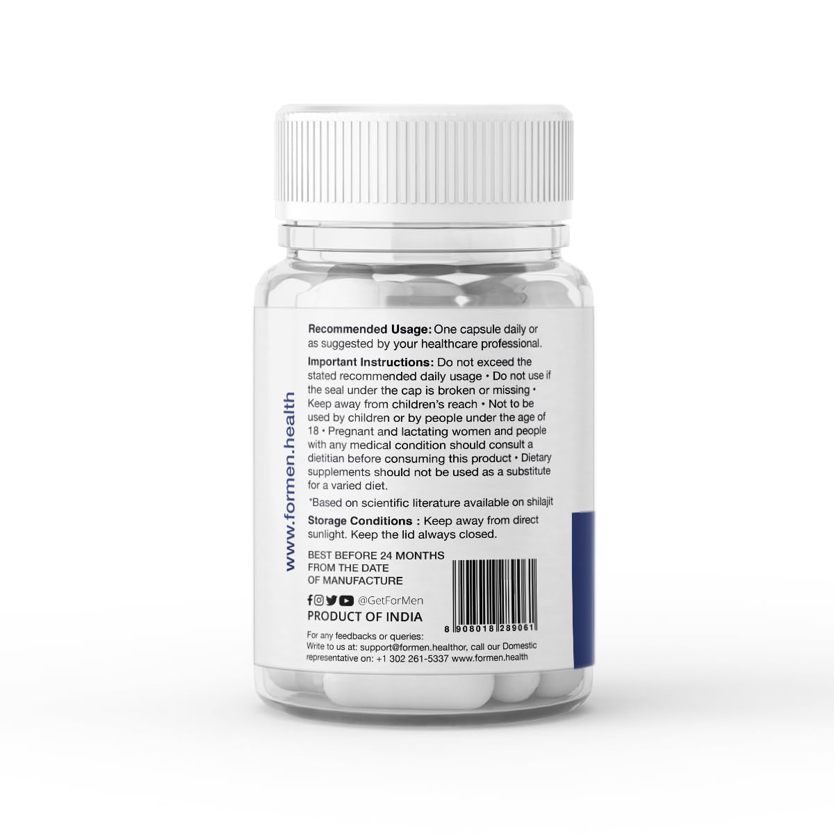 ForMen Acemax Capsules for Men | Shilajit Ashwagandha | Ayurvedic Supplements - 30 Capsules ForMen Acemax Capsules for Men | Shilajit Ashwagandha | Ayurvedic Supplements - 30 Capsules