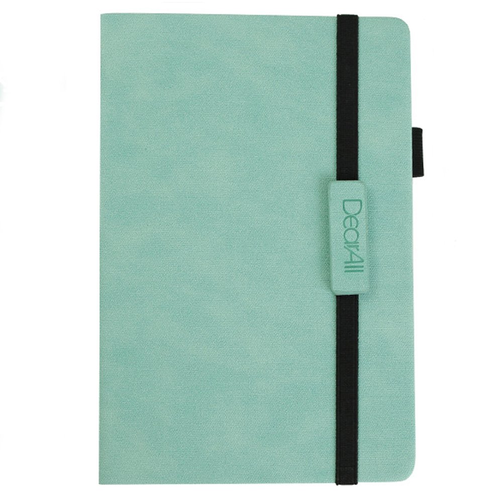 Leather Journal Notebook, ANGGO Business Notebook Leather Bound Daily Notepad, Casual Notebook with Leather Cover, Classic Travel Diary Sketchbook (Green / A5)
