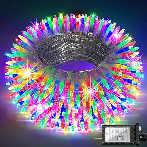 492FT Outdoor Christmas Lights, 1300 LED Super Long String Lights 8 Lighting Modes & Timer Memory, Outsite Waterproof Light Strings for Xmas Tree Garden Wedding Party Holiday Decorations Multicolor 492FT Outdoor Christmas Lights, 1300 LED Super Long String Lights 8 Lighting Modes & Timer Memory, Outsite Waterproof Light Strings for Xmas Tree Garden Wedding Party Holiday Decorations Multicolor