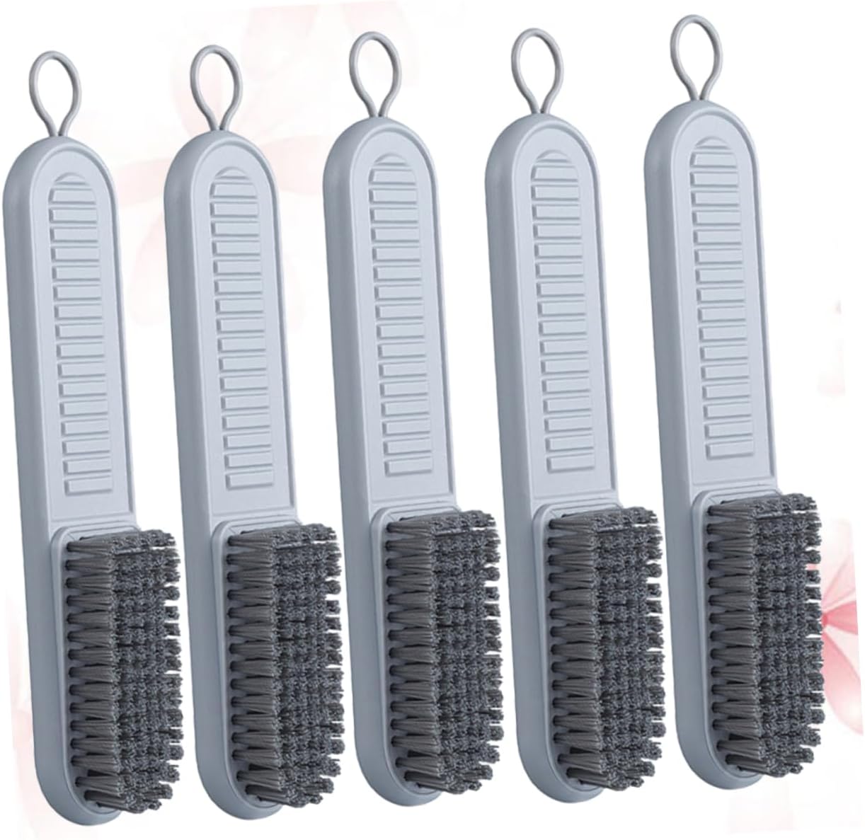5 Pcs Long Handle Shoe Brush Set Soft Bristle Laundry and Clothing Cleaner for Home Travel for Deep Cleaning Shoes and Clothes