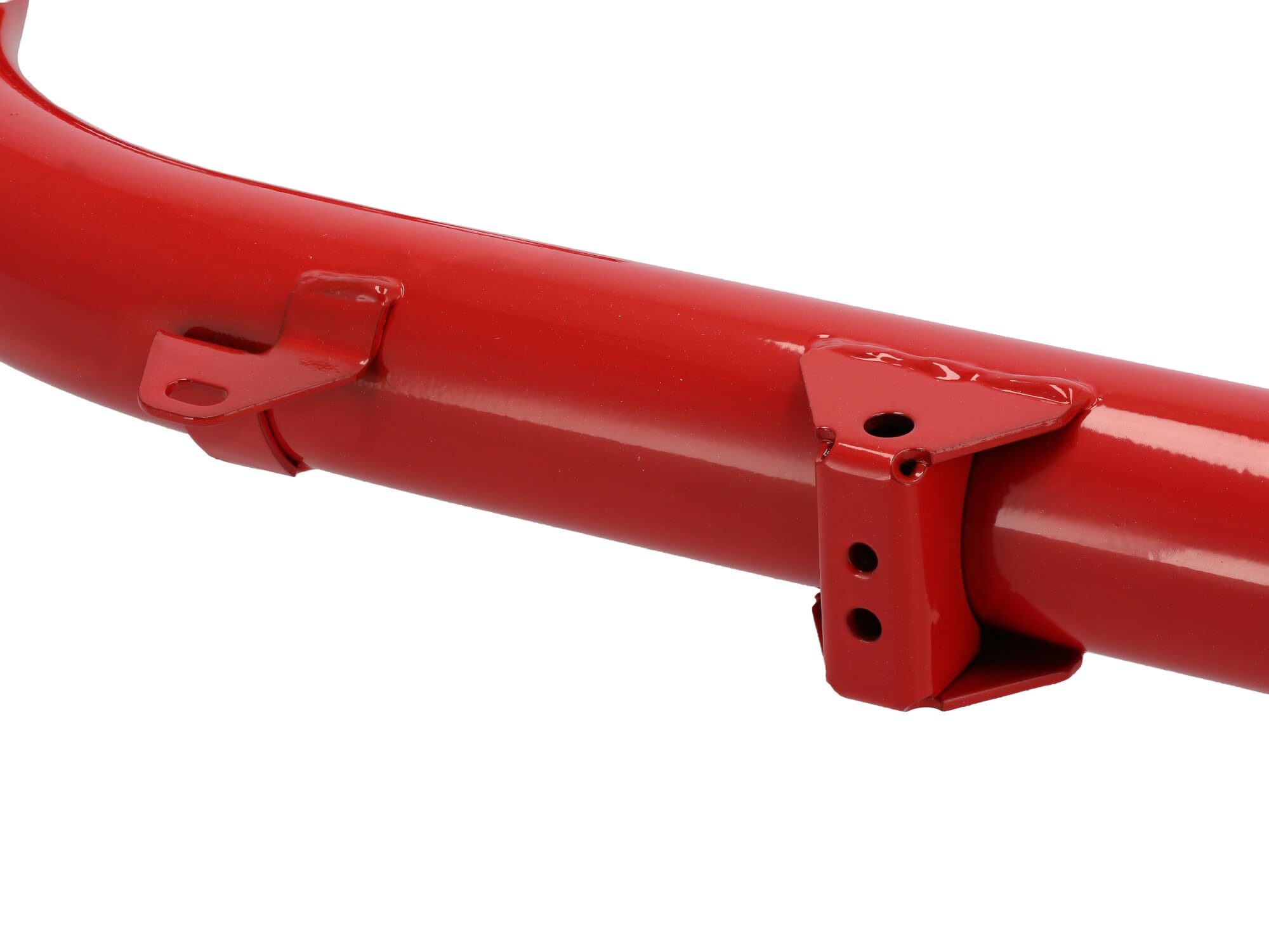 Rahmen, mit Knotenblech Enduro, ohne Typschild, Rot - Simson S51, S53, S70, S83
