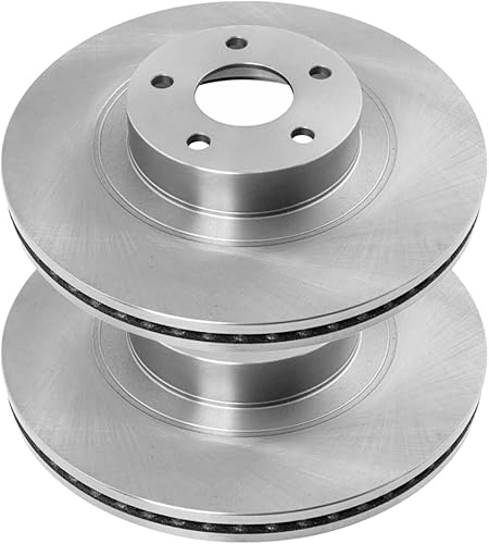 Miniatura 3 de AutoShack SCD929-R41061 - Kit de freno delantero, rotores y pastillas de cerámica, 2 unidades, repuesto para Subaru Impreza 2002-2008 2009 2010