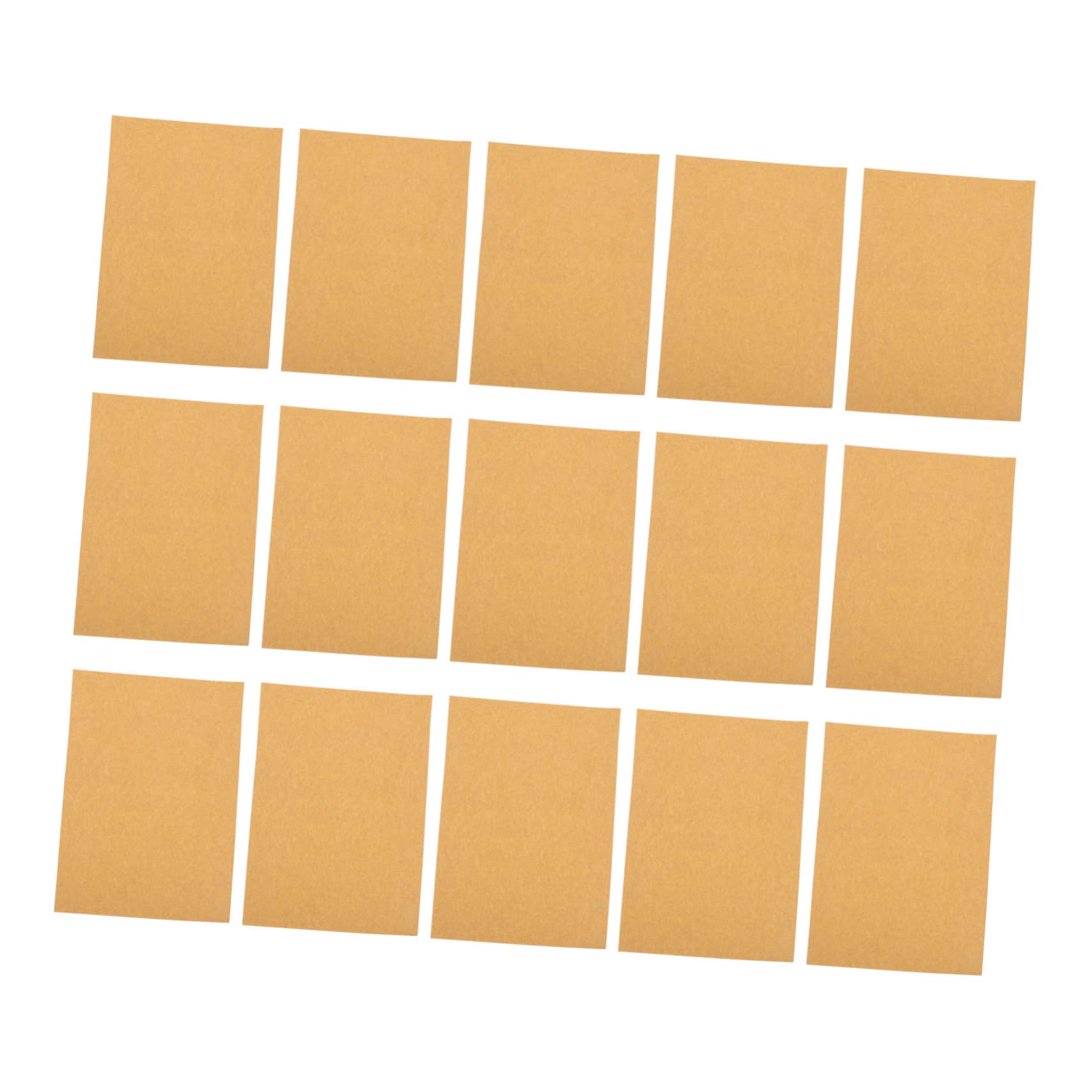 MAGICLULU 100 fogli Carta Kraft Etichette Autoadesive Stampabili per Scuola Ufficio Casa Carta Kraft Autoadesiva per Stampanti Inkjet e Copiatori Facile da Staccare e Scrivere
