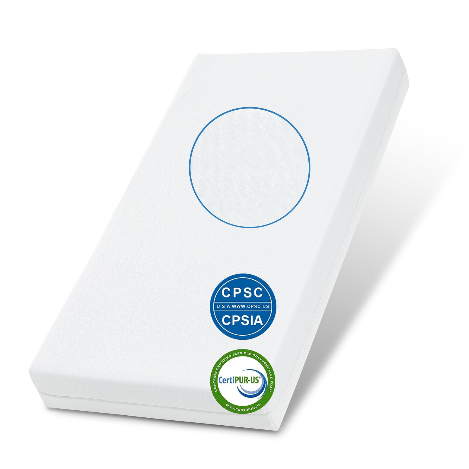 Crib Mattress, 52 x 28 x 6 Dual Sided Comfort Memory Foam Toddler Bed Mattress, Triple-Layer Breathable Crib Mattress, with Removable Tencel Mattress Cover