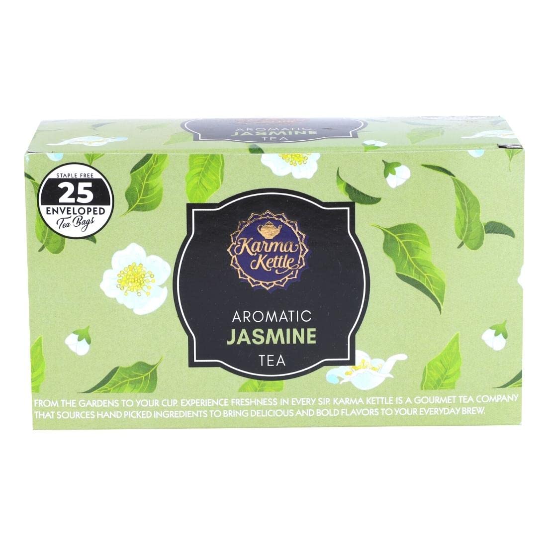 Karma Kettle Jasmine Tea, 25 Staple Free Teabags (B09YY9623X) Amazon Price History, Amazon Price Tracker