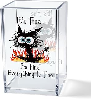 It's Fine I'm Fine Soporte para Lápices y Bol...