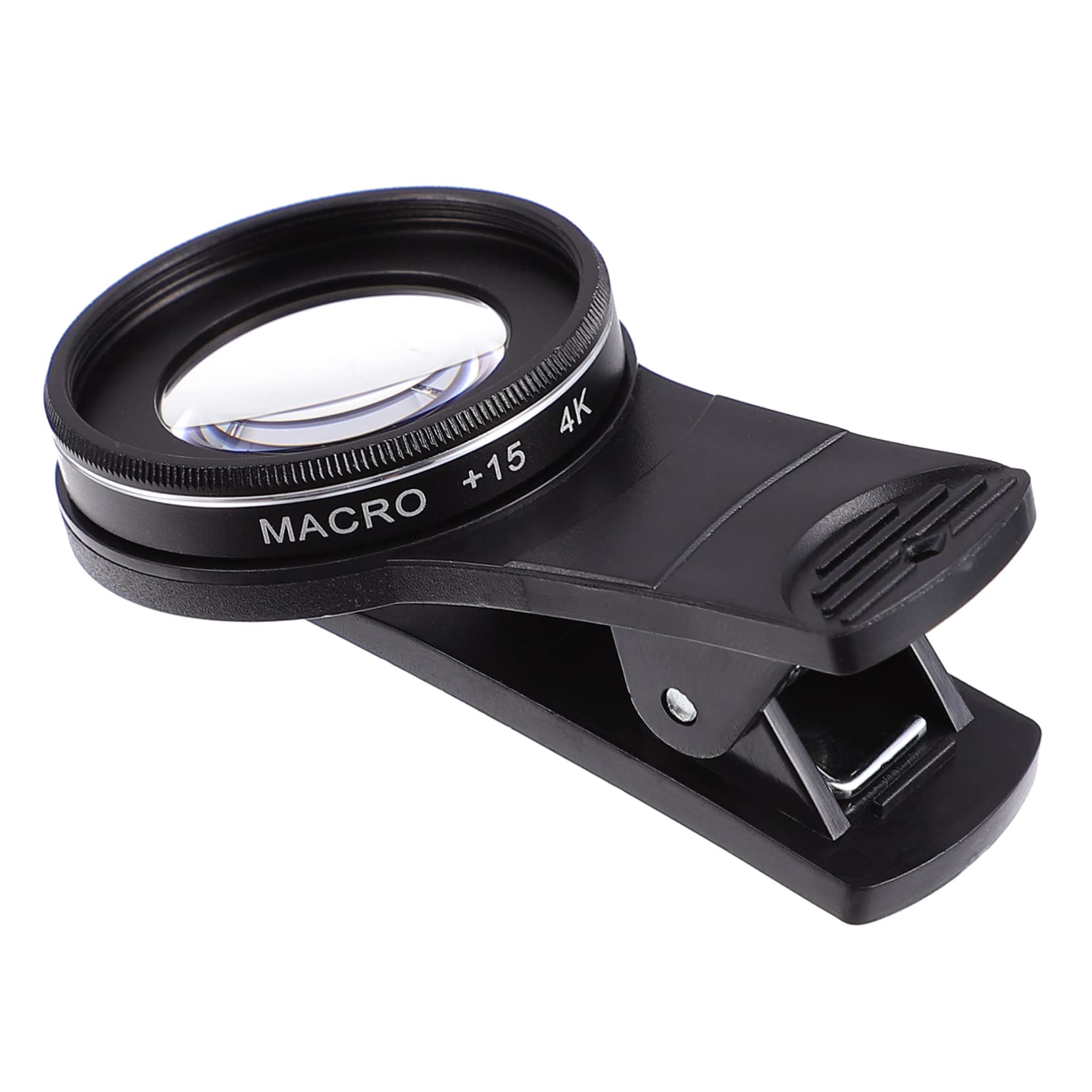 Veemoon High Definition 37mm Phone Macro Lens 15x 30x Cell Phone Camera Lens Macro Black for Mobile Phone