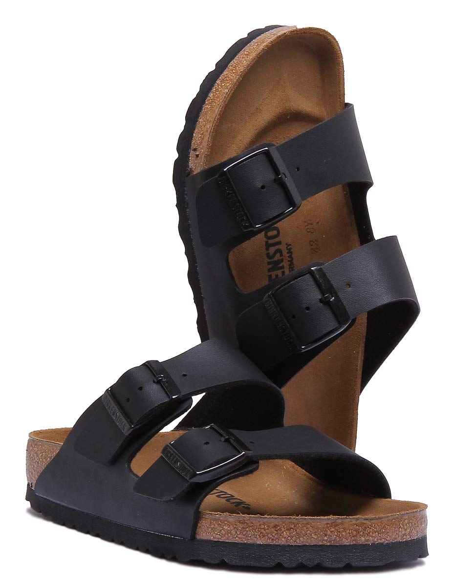 Birkenstock Unisex Erwachsene Sandale Arizona Birko-Flor Weichbettung schmal