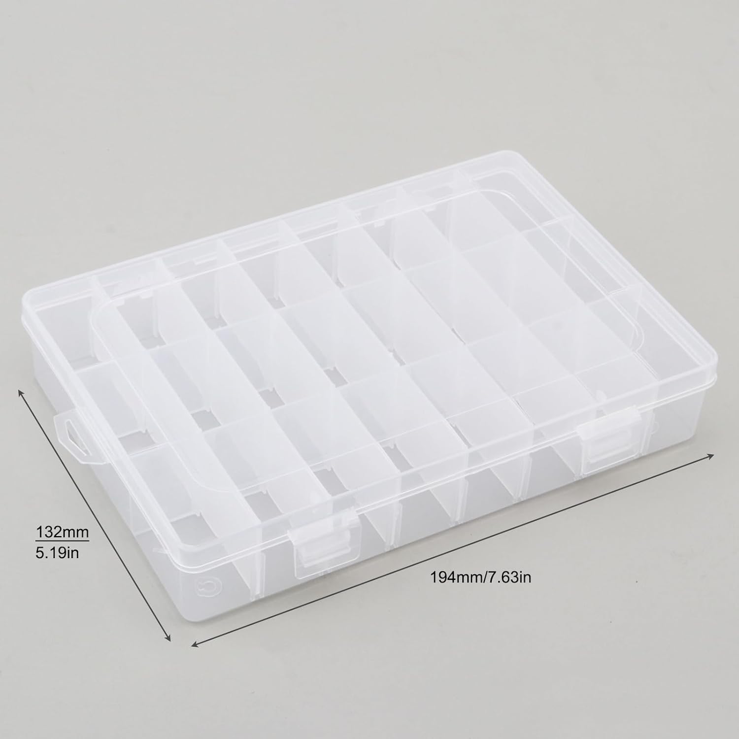 OriGlam 24 Compartment Electronic Component Storage Box Case, SMD SMT Case, Electronic Boxes