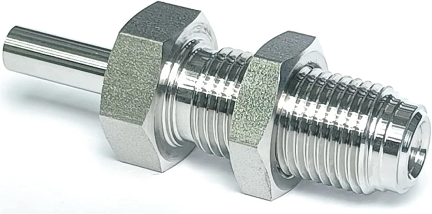 1/4" 1/2" VCR Male To 1/4" 1/2" Tube Auto Welding Bulkhead Nipple SUS316L Stainless Pipe Fitting Connector Coupler Adapter(1l4 VCR M To 1l4 Wel)