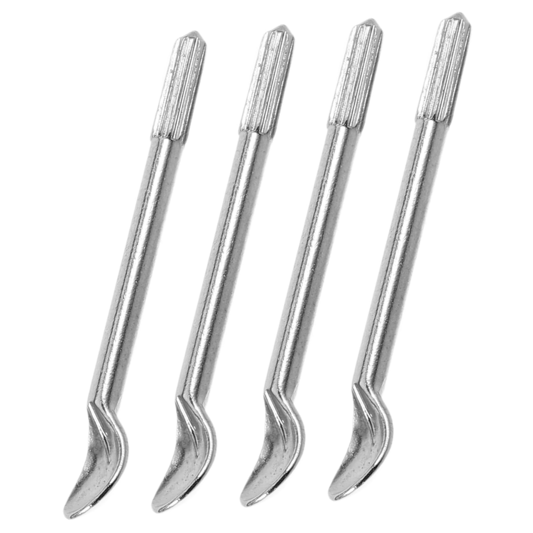 Toyvian 4pcs Piano Linkage Spoon Piano Maintenance Tools Piano Action Repair Replacement Piano Repair Tools Piano Action Maintenance Kit Piano Spoon Screws Piano Parts Silver Alloy