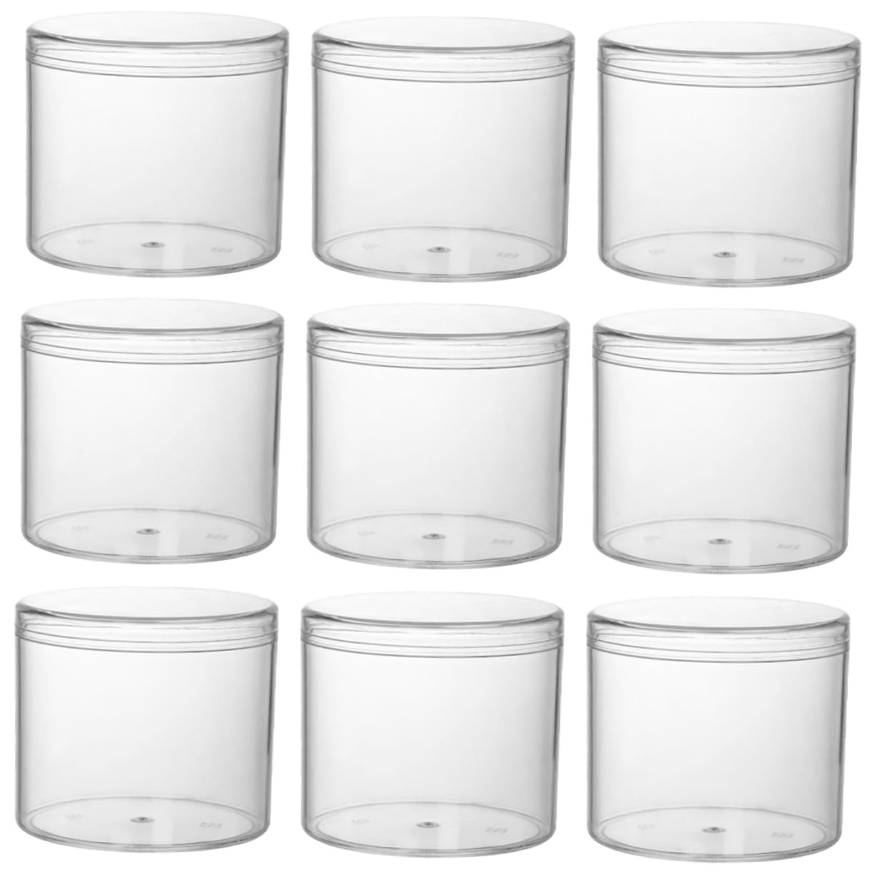 Gatuida 15piezas Tarros De Plástico Transparentes Para Almacenar Cereales Contenedores Sellados Para Granos Secos Organizadores De Cocina Para Refrigerador y Congelador