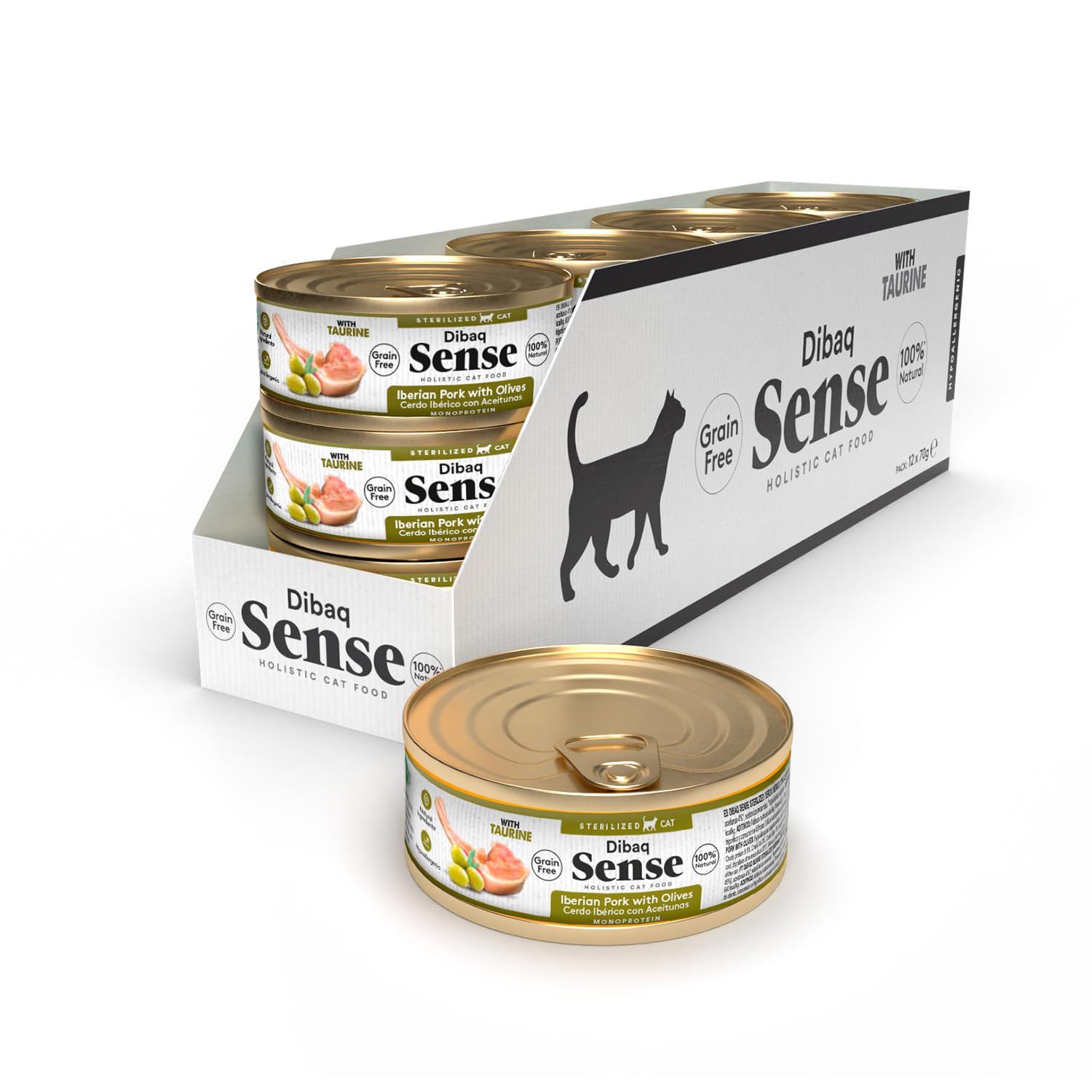 Dibaq Sense Grain Free Pollo con Salmón, 12 uds x 70 gr — view 4