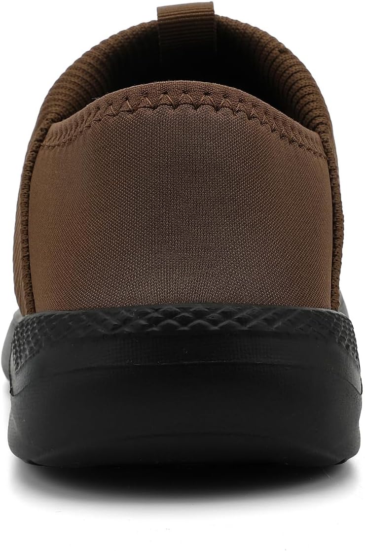 KUBUA Slippers for Men and Womens Indoor House Shoes Plush Slip on Outdoor Garden Loafers - Image 4