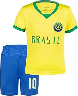 Cnins Kids Soccer Jersey Kit for Boys & Girls- Breathable & Quick-Dry - Youth Soccer Football Training Gifts (2T-14Y)