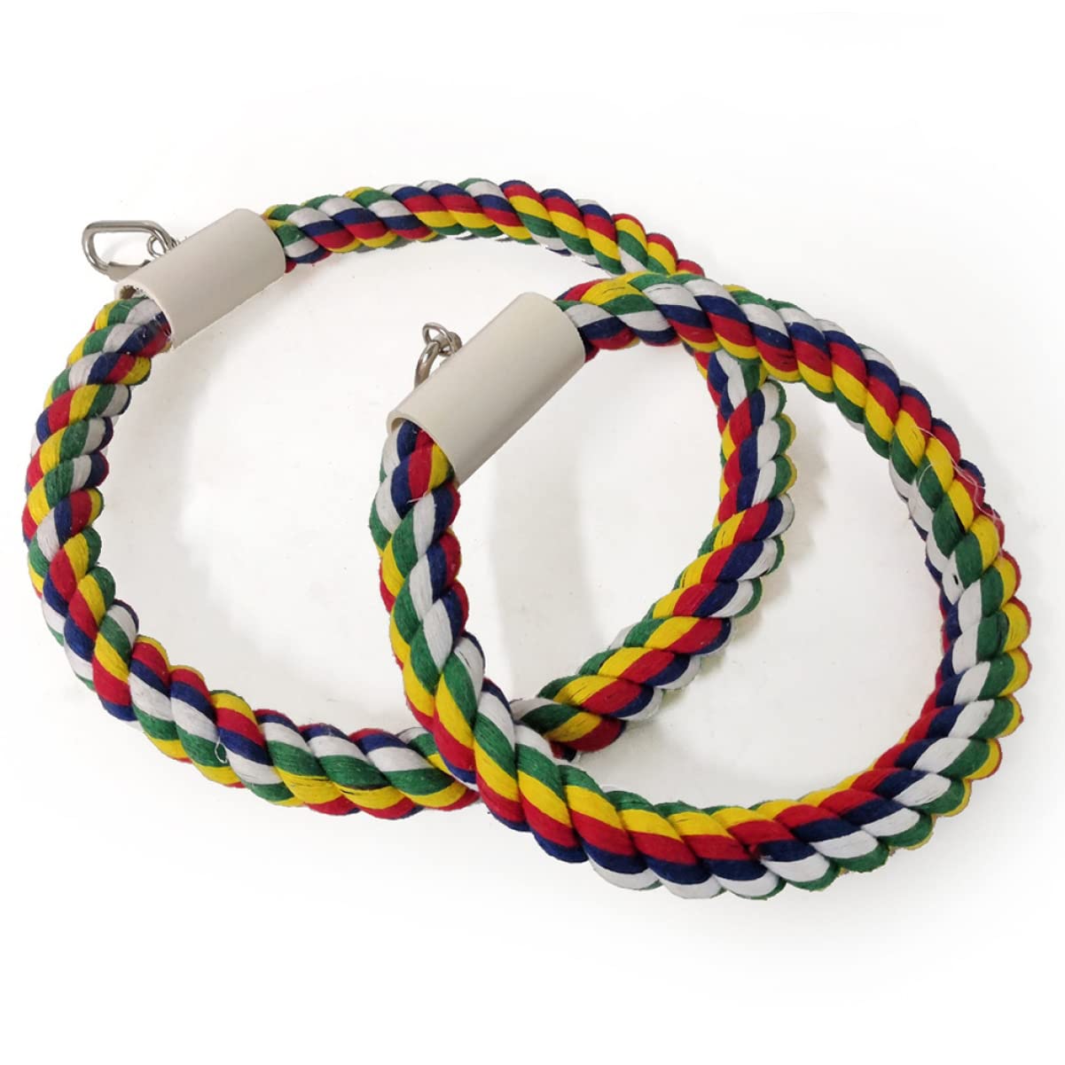 BCOATH Creative Cotton Rope Parrot Diameter Swing for Bird Cage Hanging Chewing Plaything for Entertaining and Skill Development for Parrots and Budgies