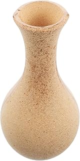 DIYEAH Unfinished Wood Vase Blank Natural Flower Container Large DIY Painting Craft Kit for Home Décor and Floral Arrangements
