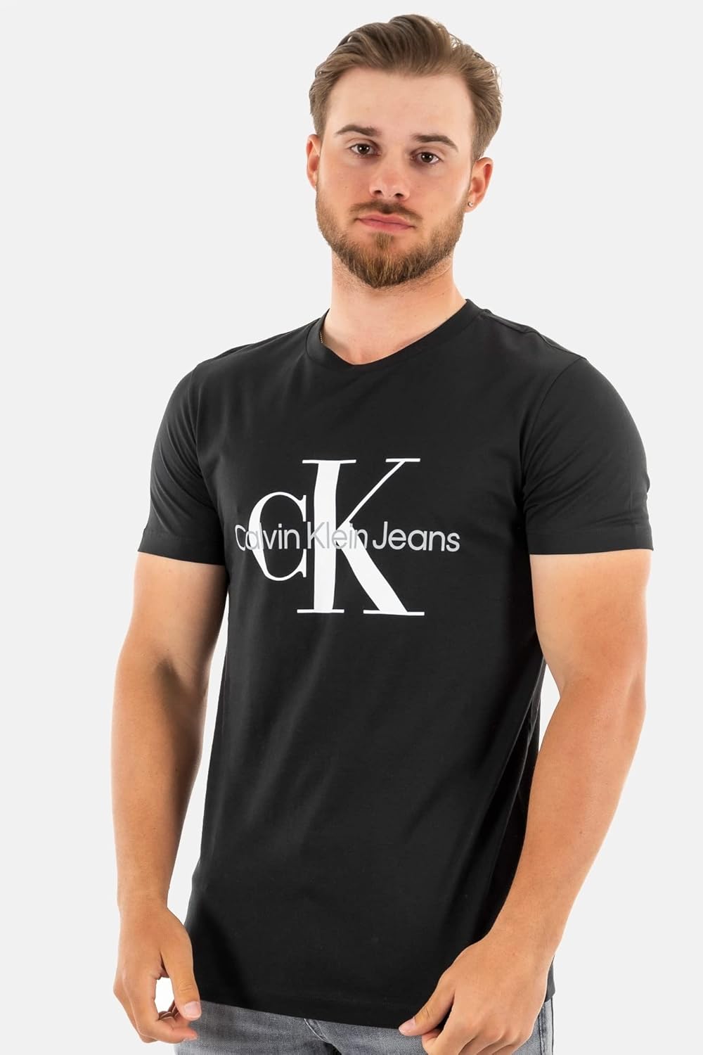 Ultimate | Calvin Klein Jeans Men's Core Monogram Slim Tee S/S... - view 2