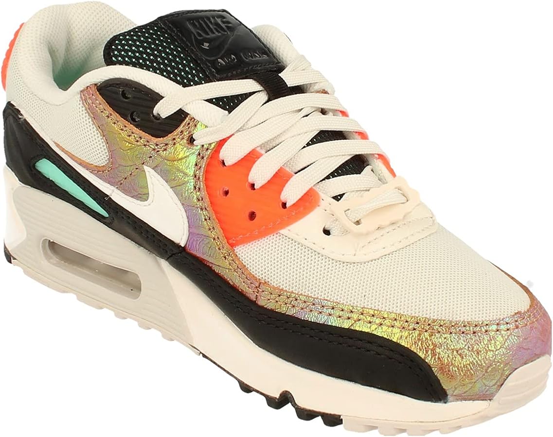 NIKE Air Max 90 CW2656 Baskets de Course pour Femme, Light Bone Sail Hyper  Crimson 001 Voile d'Os, 35.5 EU : Amazon.fr: Mode