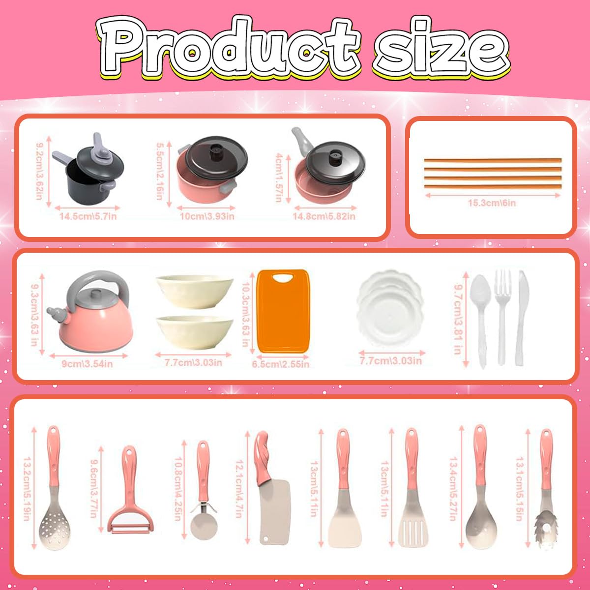 Mini Kitchen Accessories,Kitchen Toy Set Accessories,Miniature Cookware Accessories for Cooking Cookware Pots and Pans Set Gifts - Image 2