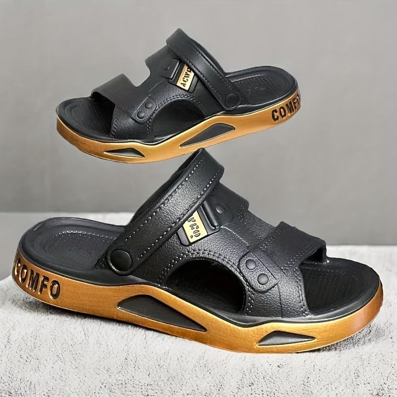 Men's Summer Sandals Slides - Breathable, Non-Slip EVA Sandals for Beach & Indoor Comfort Casual Style4