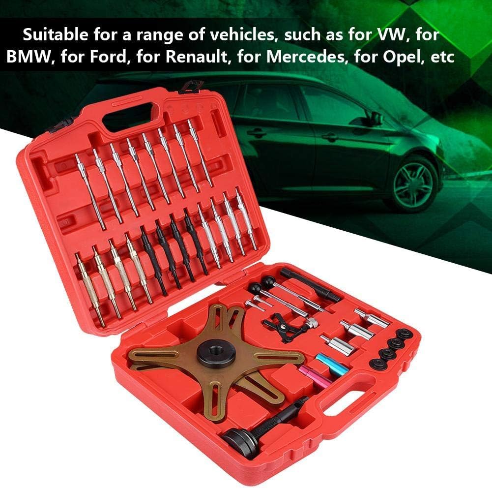 Kit 38 Pezzi Attrezzo Allineamento per Montaggio e lo Smontaggio della Frizione Kit di attrezzi Centraggio Frizione Autoregolante SAC in Valigetta