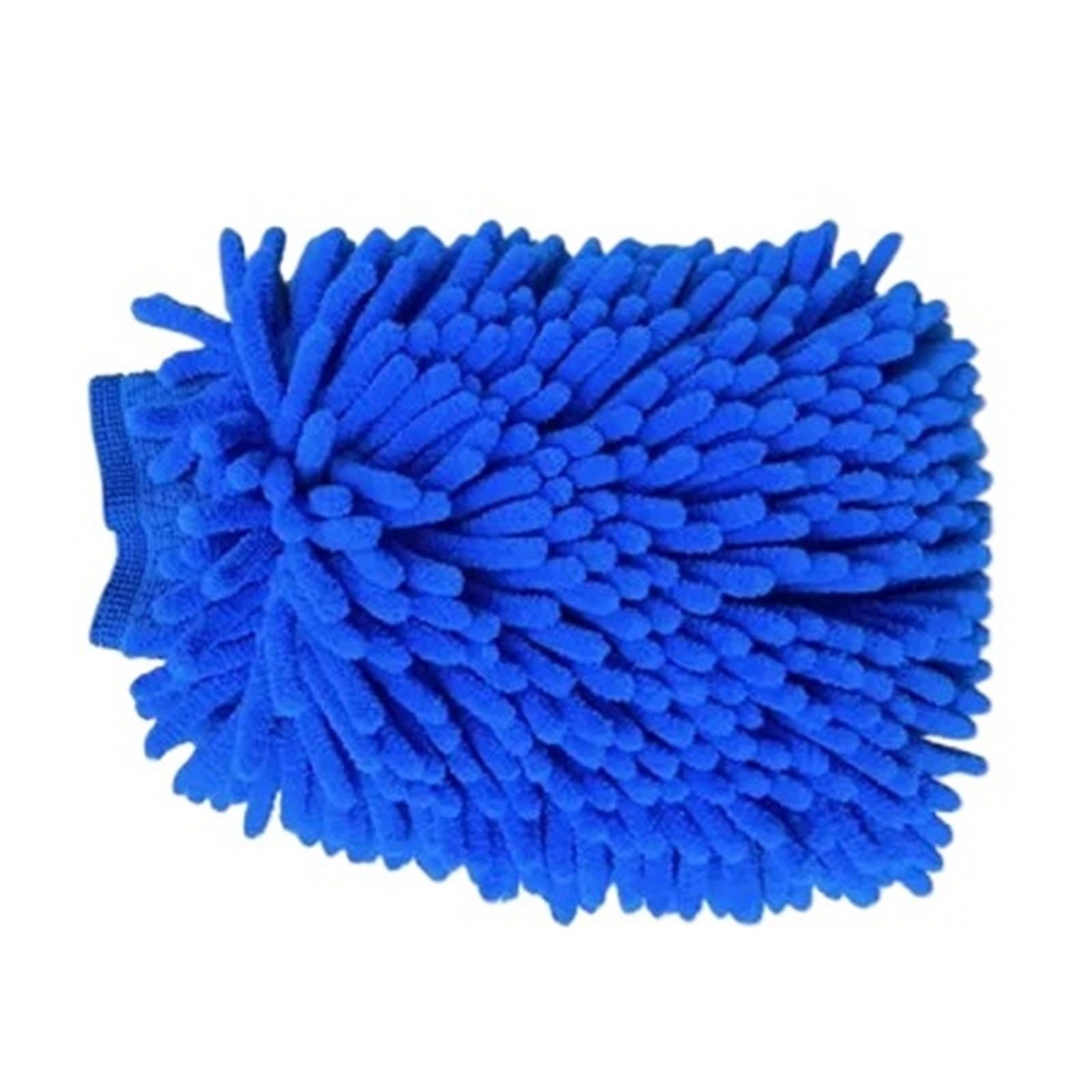 DYYEUAVT Ultra Absorbent Scratch-Free Coral Fleece Car Wash Glove(Blue)