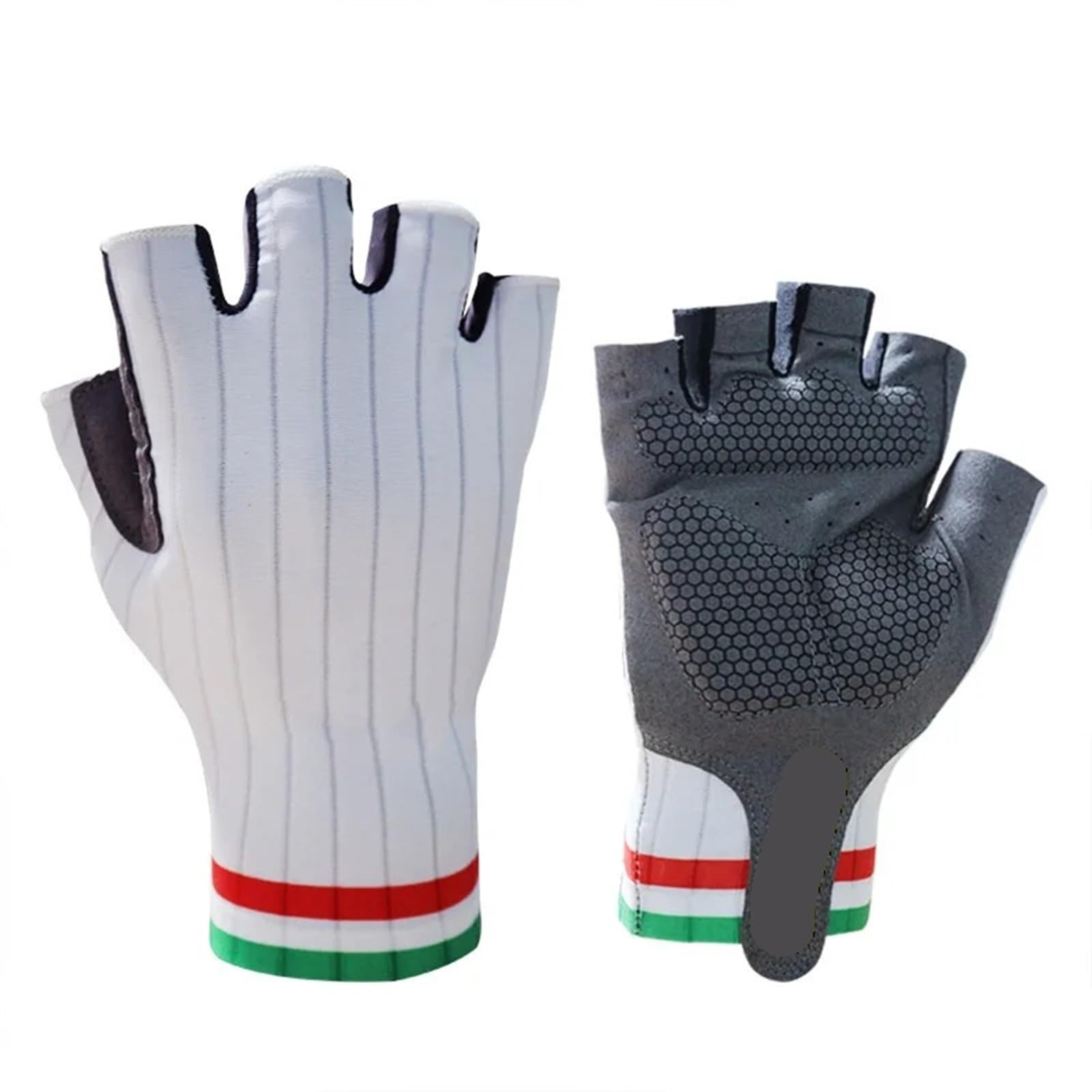 Guanti da ciclismo mezze dita stile Pro Aero | Guanti sportivi traspiranti for ciclismo su strada, adatti a tutti i ciclisti in viaggio all'aria aperta