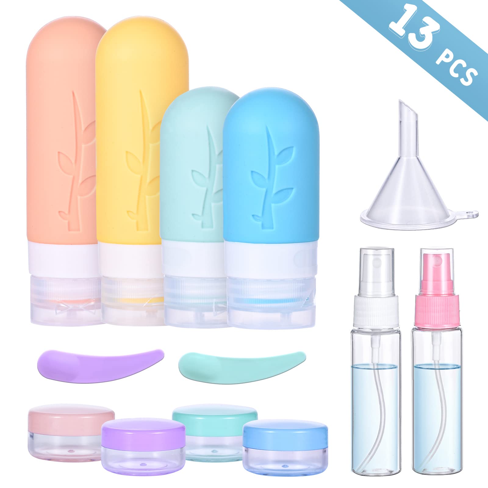 Set Da Viaggio In Silicone 16 Pezzi Revivoer - Bottiglie Ricaricabili Per Shampoo E Creme - Foto 3