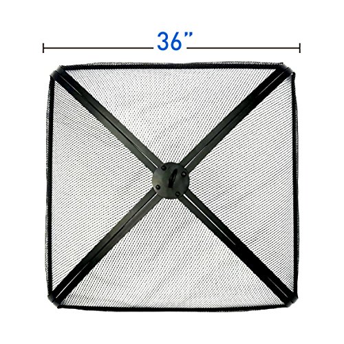 EasyGoProducts EGP-FIRE-014 EasyGo 36 INCH Square Pit Cover – FIRE Screen PROTE, 36"