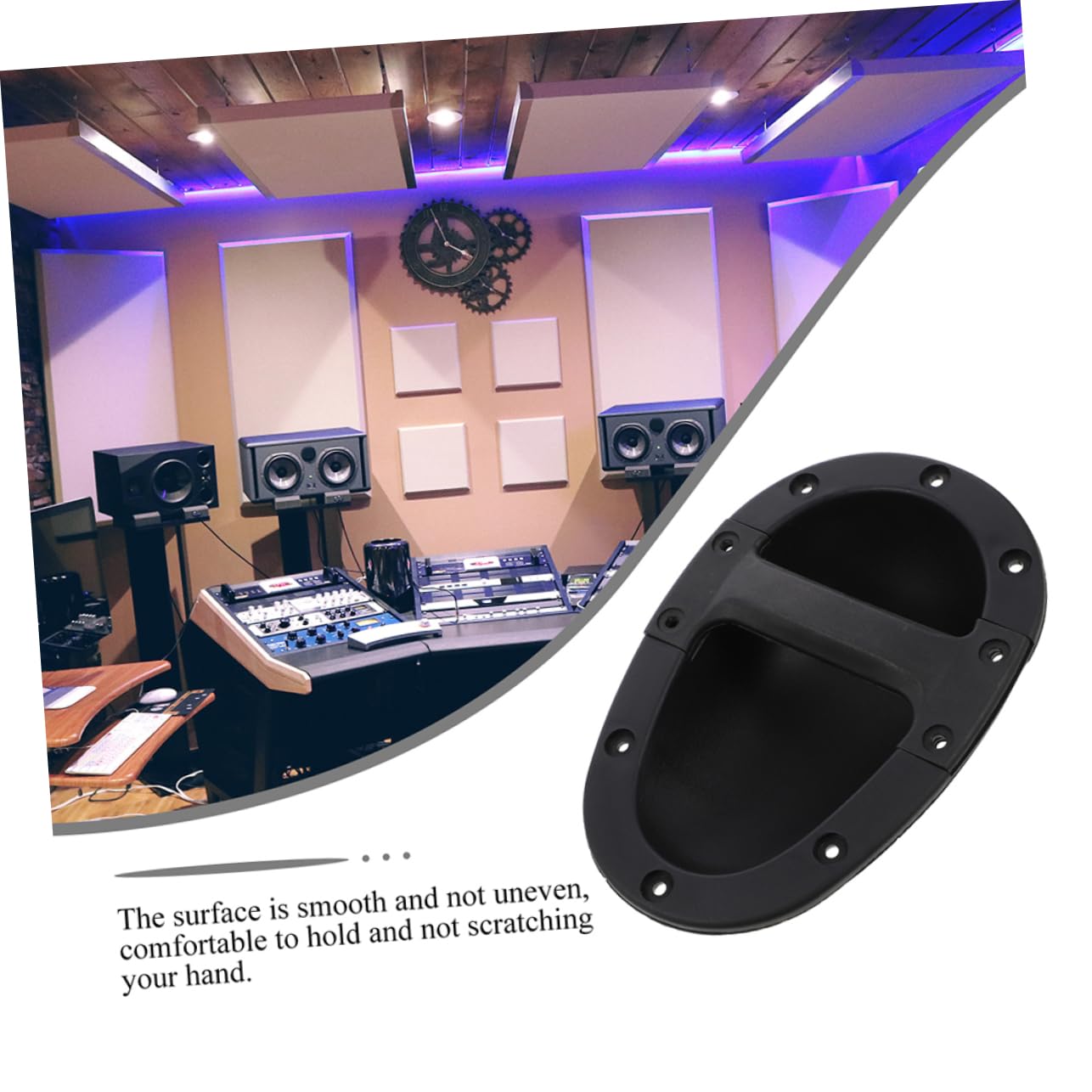 DOITOOL 16pcs Speaker Side Handle Sound Handle for Easy Carrying and Installation Smooth Finish for Various Speaker Cabinets and Audio Equipment