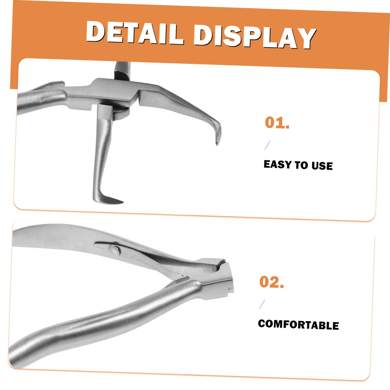 4 Paia Pinza per Estensioni Inossidabile Strumento Professionale per Saloni Design Angolato per Precisione e Controllo Compatto e Portatile per Applicazione Facile e Rimozione