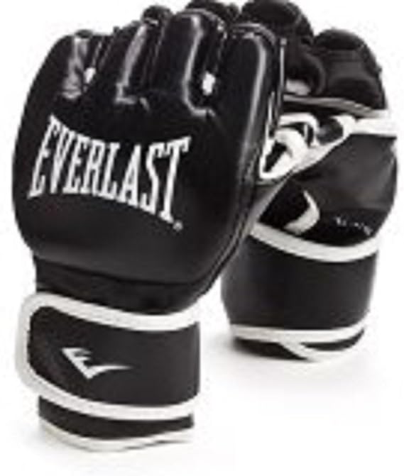 Everlast Grappling Gloves, Small, Black