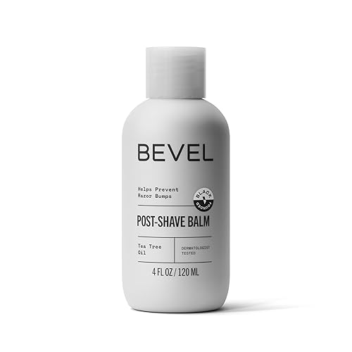 Bevel Bálsamo para después del afeitado para hombres con manteca de karité y aceite de jojoba, calma y enfría la piel para ayudar a prevenir pelos