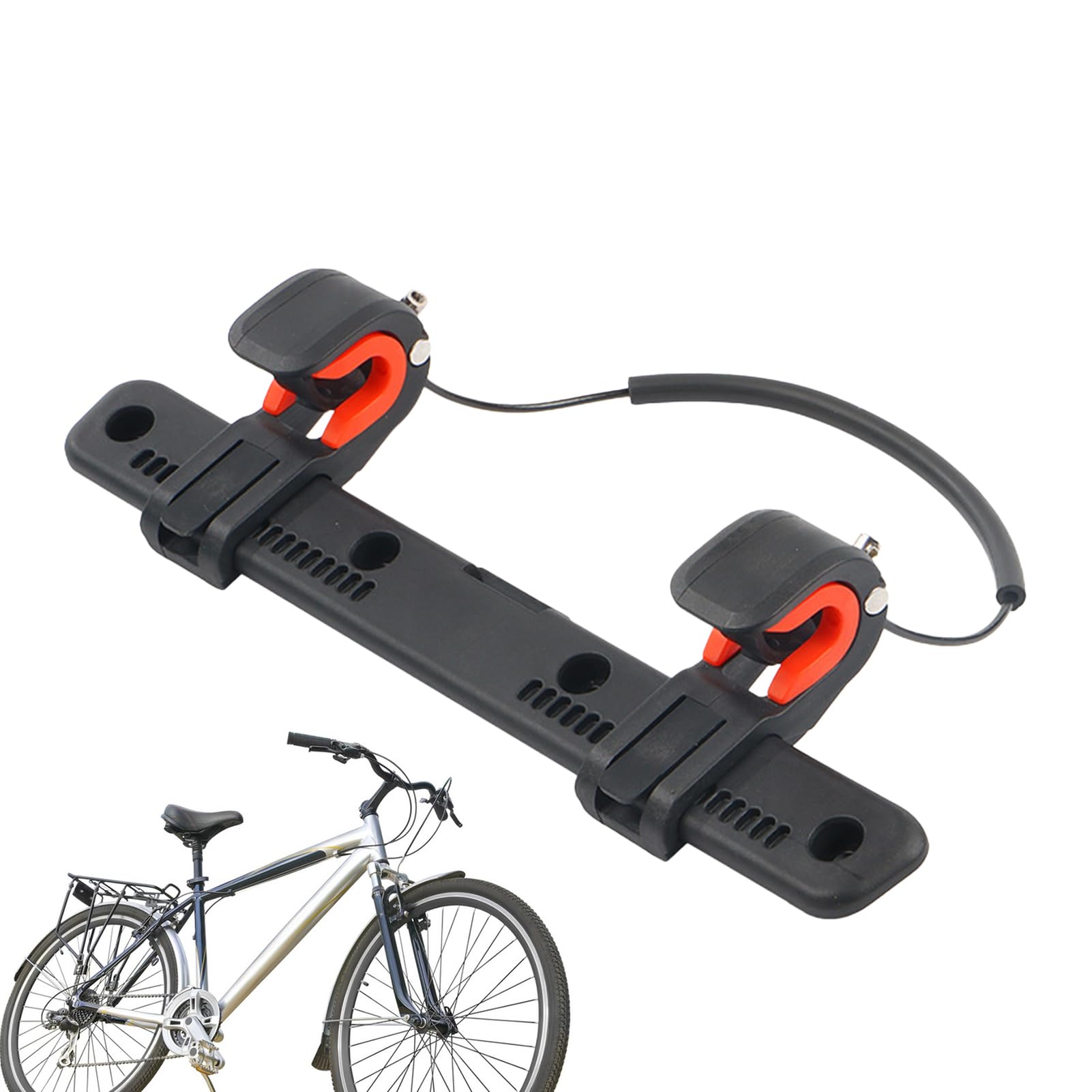 Akcesoria do bagażników rowerowych, torba - klamry i regulowane klipy do torb rowerowych