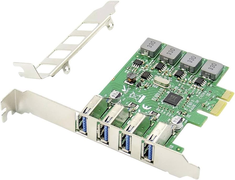 DIGITUS USB PCI Express Add-On Card USB3.0, 4-Port A/F, Chipset: VL805, self Powered
