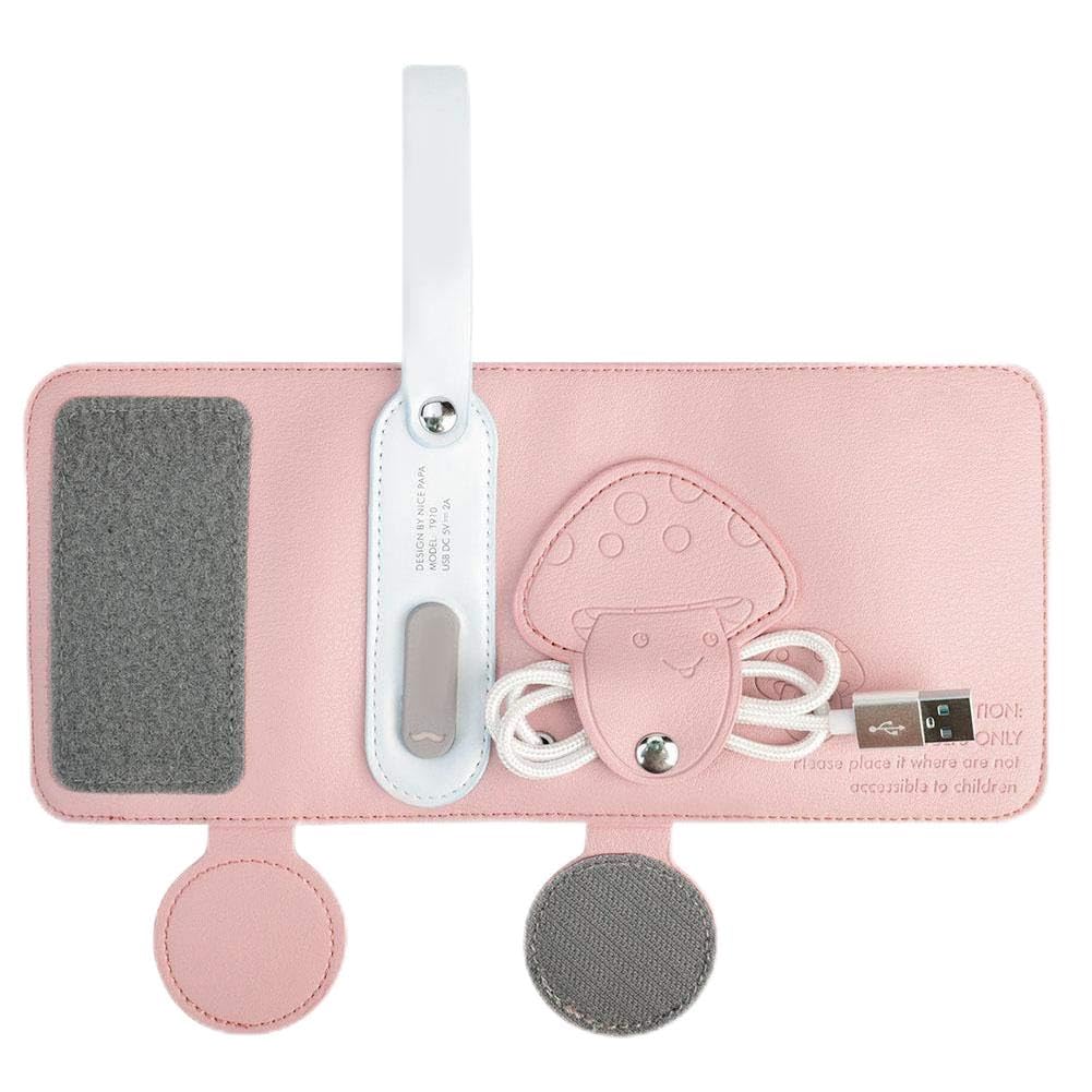 Milk Bottle Heater, Portable Milk Heater Cover USB Baby Bottle Warmer, Baby Bottle Warmer and Baby Milk Heater Heater Bottle Bag for Mineral Water Bottles for Water Cups Breastmilk and Formula(Pink)