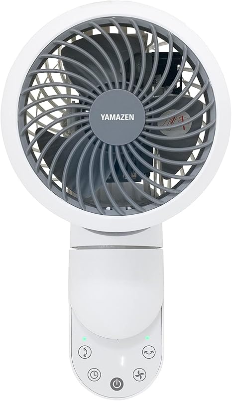 Amazon Co Jp 山善 Yamazen 壁掛けサーキュレーター 扇風機 15cm 静音 上下左右首振り 最大10畳まで Yar Fvk15 Wh ホーム キッチン