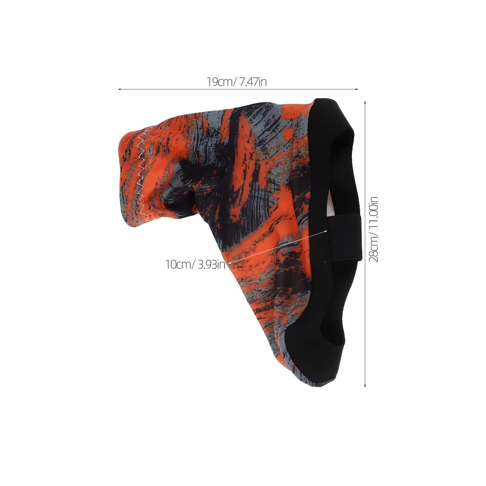 ULTECHNOVO Guêtres de Randonnée Légères et Respirantes Orange L, Couvre-Chaussures Imperméable Anti-Sable Unisexes, Protection Extérieure pour Marche, Trekking Désert et Cyclisme