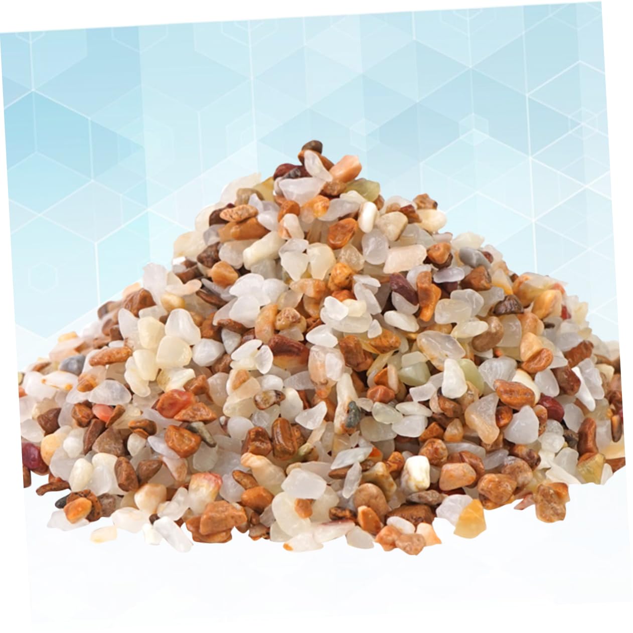 minkissy 1 Kieselsteine Fisch Aquarium Kies Aquarium Hintergründe Fisch Tank Dekoration Decore Dekorative Felsen Decked Verzierungen Weiß Fisch Aquarium Dekoration Bulk Sand