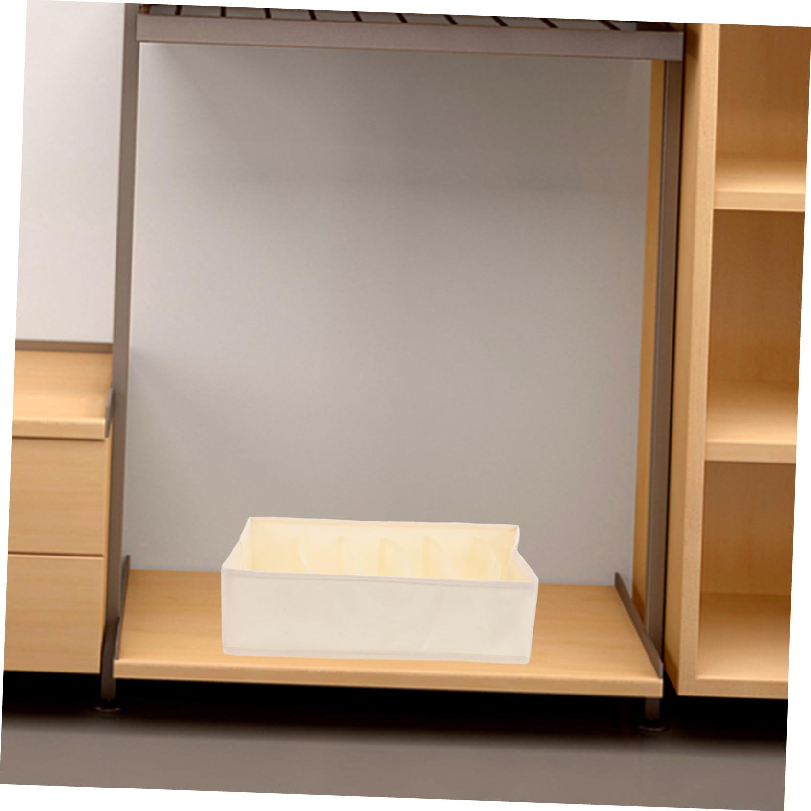 Alipis Organizer Per Armadio Da 3 Pezzi, 6 Scomparti Per Jeans, Maglioni, Lenzuola, Camicie, Scatola Portaoggetti Per Armadio, Guardaroba, Mensola Per Camera Da Letto