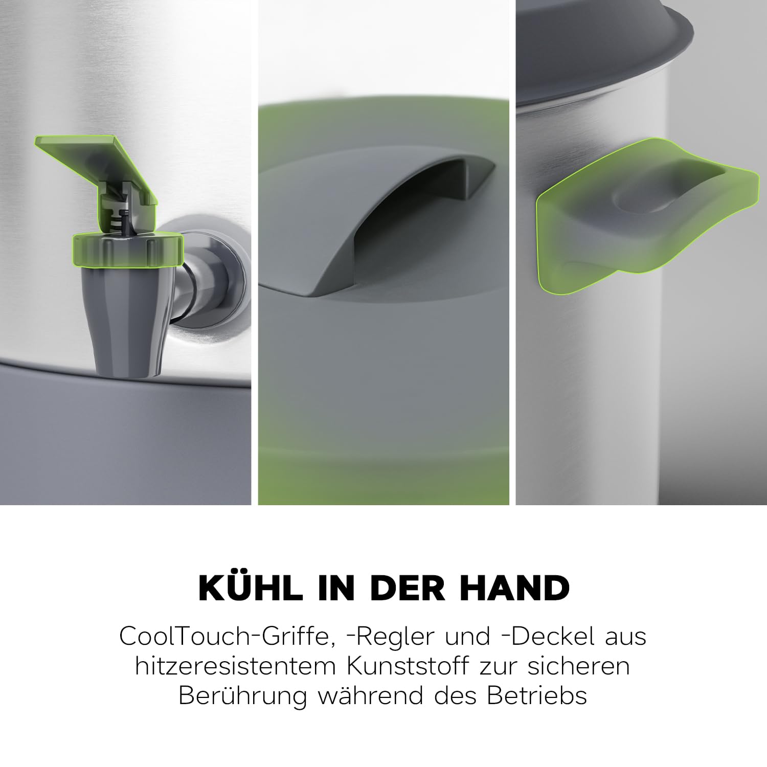 Einkochautomat mit Heißgetränkefunktion | 27 Liter Edelstahl 304 | Temperaturregelung 30-100°C | Timer (20-120 Min.) | Warmhaltefunktion & Überhitzungsschutz
