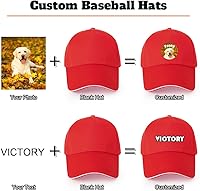 Vista 2 de Gorra de béisbol personalizada con logotipo de imagen personalizada con texto y cierre ajustable, gorra de camionero para hombres y mujeres