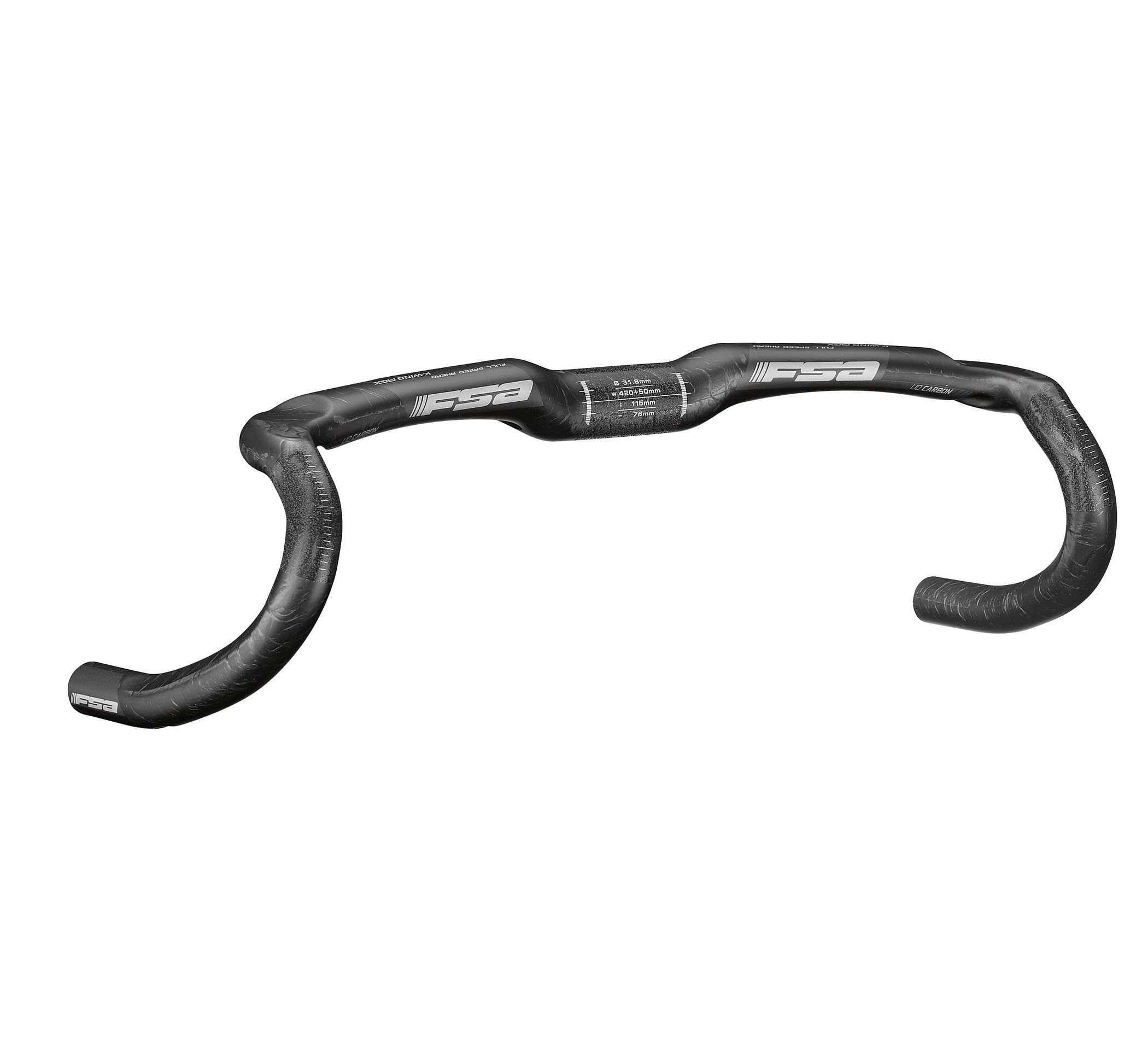 Amazon.com : FSA K-Wing AGX Handlebar Carbon, 42cm : Sports & Outdoors