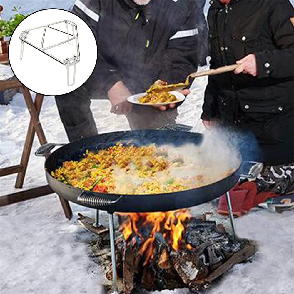 Bbq Burner Stand Outdoor Camping Hiking Stove Rack Ultralight Folding Pot Burner Stand Burner Stand