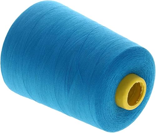 Miniatura 2 de Aicosineg Hilo de coser de poliéster 402, hilo de máquina de serger, 8000 yardas cada carrete, hilo de bordar, hilo de conexión para trabajos de