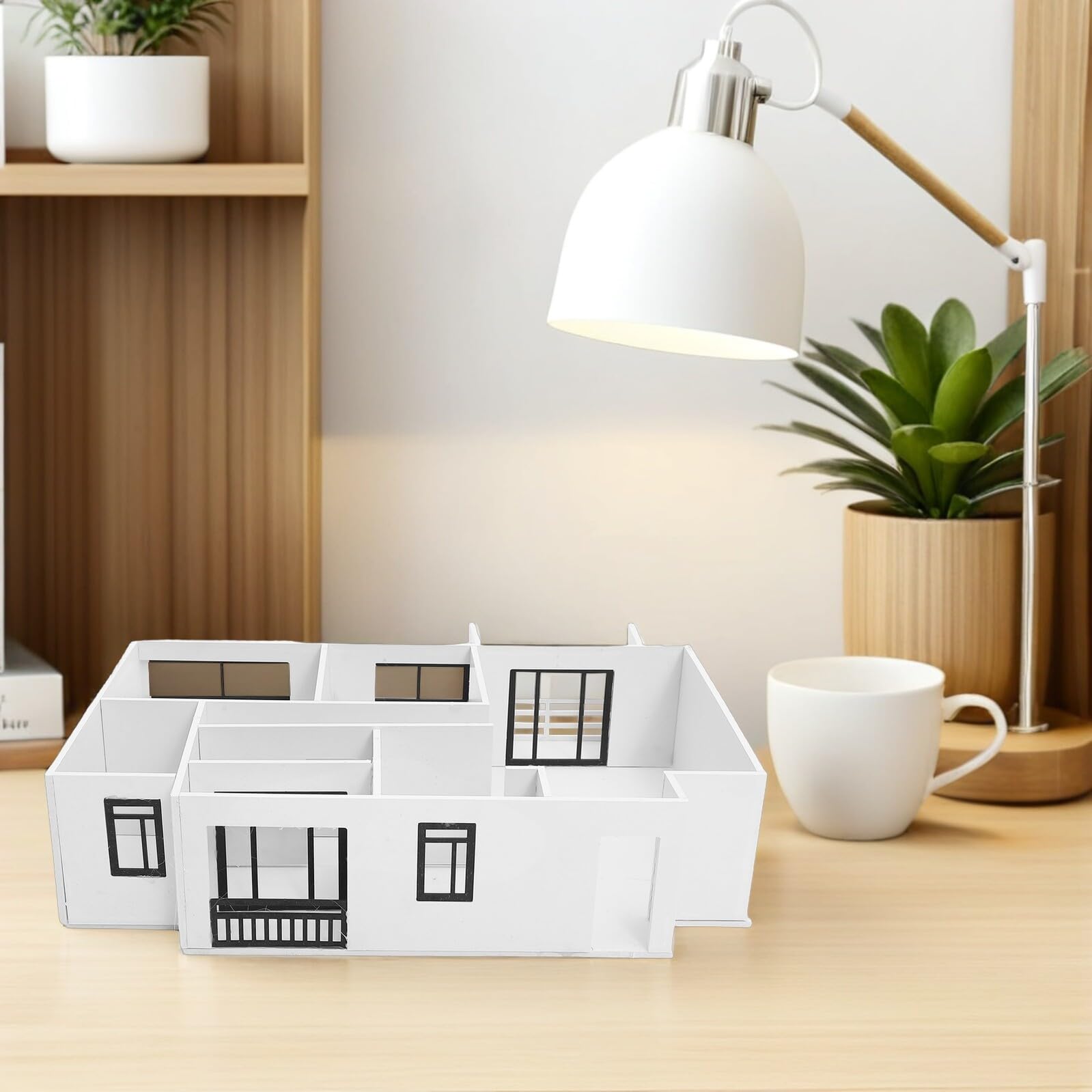 Kit Modellismo Architettonico 1:25, Set Fai da Te per Modellini Interni Casa, Materiali per Modelli Architettonici da Tavolo per Studenti e Appassionati, Kit Costruzione Miniature