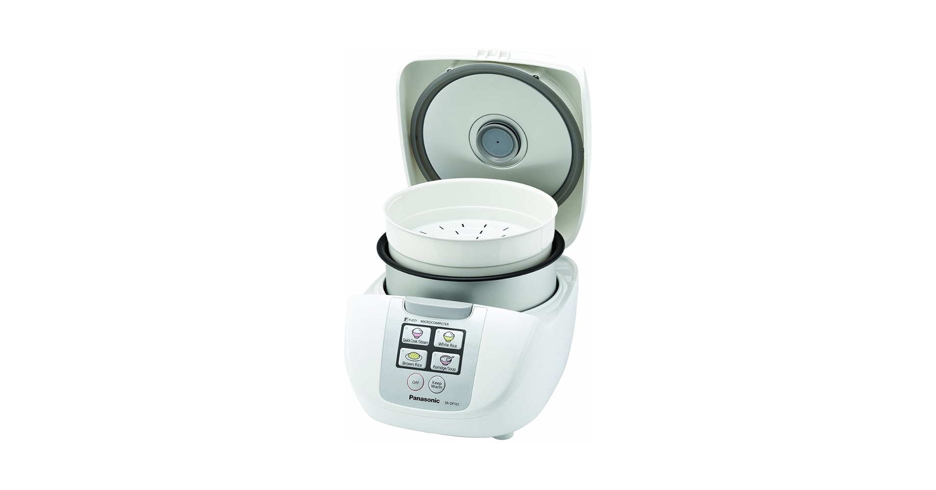 [超美品]Panasonic 炊飯器 SR-DF101 3.5合 Panasonic SR-DF101 Fuzzy Logic 5 Cup Electronic Rice Cooker