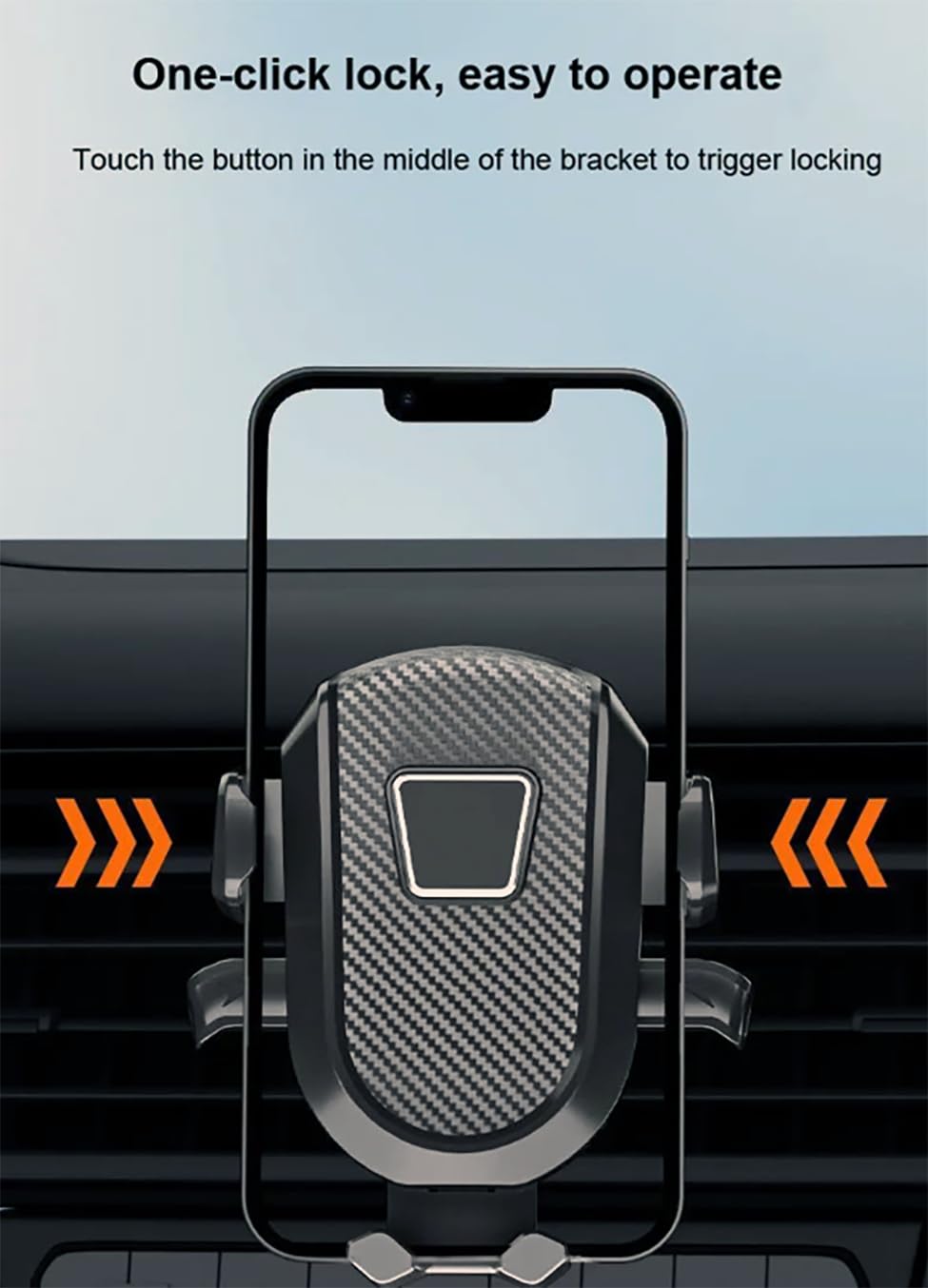 Phone Mount for Car Phone Holder Mount [Military-Grade Suction] Cell Phone Car Holder Universal Phone Stand for Car Dashboard Windshield Cell Phone Automobile Cradles Fit iPhone Android Smartphone